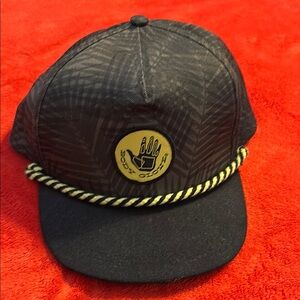 Body Glove Black/Olive Green Cap with Gold Logo and Lace